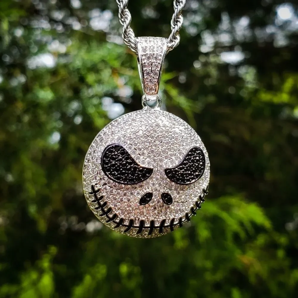 Iced Out Jack The Pumpkin King Necklace